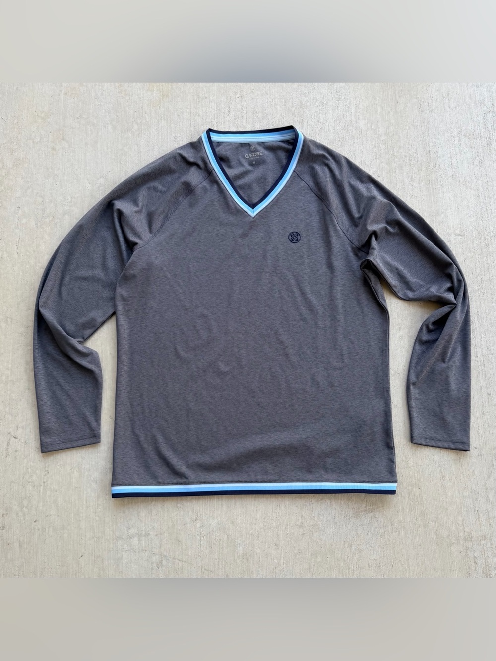 G/FORE Golf Performance Pullover V-Neck Sweatshirt Mens Size Medium